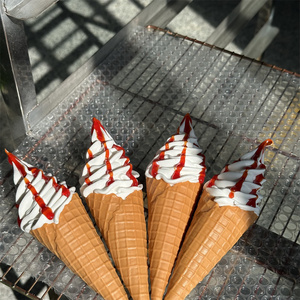 Red Berry Strawberry Jam Sweet Soft Serve 8.6inch Faux Props Festival Gathering Model White Original Food Shops Decoration Play - Product Image 4