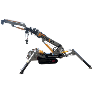 3 tonnes 5 tonnes Crawler Long Boom <span class=keywords><strong>Spider</strong></span> Crane With Fly Jib - Product Image 1