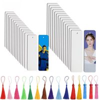 Marque-pages vierges en aluminium pour sublimation, impression recto simple, petite taille 38*120mm, épaisseur 0.45mm, impression recto-verso, vente en gros