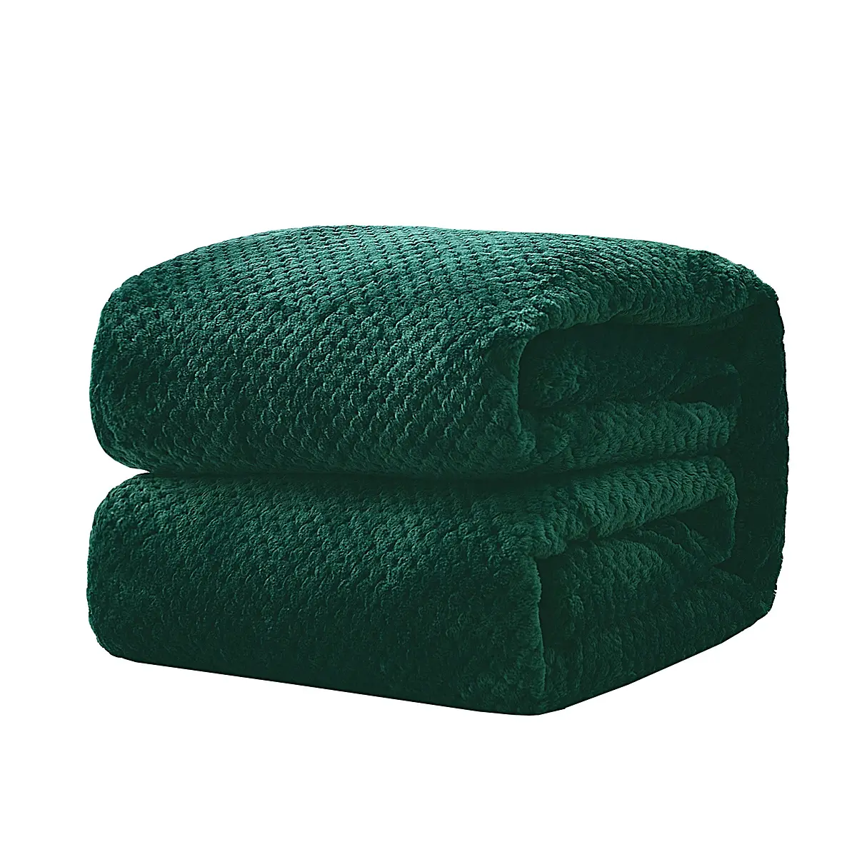 Unique design hot sale popular product polyester army green throw