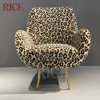 Mobilier de maison pieds en métal canapé en tissu chaise une place canapé en velours salon canapé nordique canapé