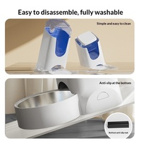Distributeur d'eau automatique en acier inoxydable pour animaux de compagnie, écologique, facile à nettoyer, pour chats et chiens, 1 gallon X, vente en gros pour fournisseurs de magasins d'animaux