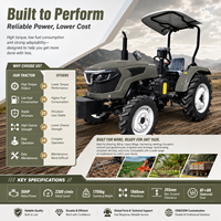 Servicio Postventa Completo, Tractor Agrícola LAWNIO, Tracción en las Cuatro Ruedas, Operación Multipropósito para Trabajo Agrícola