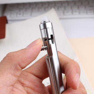 <span class=keywords><strong>Stylo</strong></span> mécanique neutre à <span class=keywords><strong>action</strong></span> par culbuteur créatif, <span class=keywords><strong>stylo</strong></span> gel à encre bleue <span class=keywords><strong>effaçable</strong></span> pour étudiants, 0,5 mm - Product Image 3