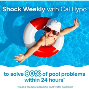 Cuidado de Piscinas Shock Ultra Pool Chemical Cal Fórmula Hipo 4 Paquetes - Product Image 4