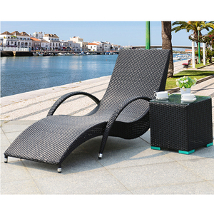 Qualité garantie en plein air meubles en rotin piscine piscine chaise longue <span class=keywords><strong>de</strong></span> <span class=keywords><strong>plage</strong></span> avec roues en osier <span class=keywords><strong>lit</strong></span> - Product Image 4
