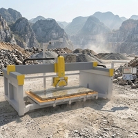 Machine de découpe de pierre CNC TITAN 5+ axes, scie à pont 5 axes pour comptoirs en granit, marbre et quartz