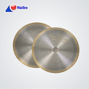 Lame de coupe diamantée ultra-mince de précision en céramique de qualité industrielle Shanghai Nabo, finition revêtue de Ti, 150 mm, 0,2 mm, pressée à chaud - Product Image 2