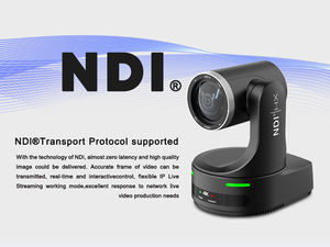 Caméra PTZ IP 4K60 PoE HDM1 3G-SDI sans DDP pour salles de conférence réunions d'église autres vidéos NDI HX3 UHD NDI diffusion IP - Product Image 5