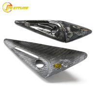 Coques de clignotants en fibre de carbone forgée pour Tesla MODEL S 2023+ – Cache-caméras latérales en carbone véritable, garniture de garde-boue extérieur, couverture complète