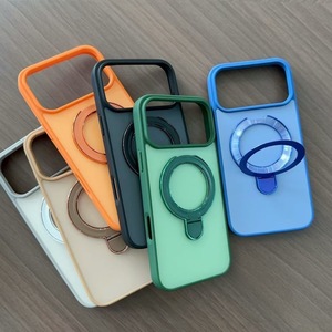 360 °   Funda Magnética Esmerilada con Anillo Giratorio para iPhone 18 <span class=keywords><strong>Pro</strong></span> Max 17 16 15 14 13 <span class=keywords><strong>Pro</strong></span> Max, Carcasa Antigolpes con Colores Vibrantes - Product Image 2