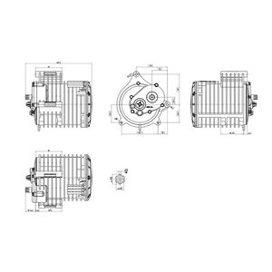 <span class=keywords><strong>Motor</strong></span> sin escobillas de imán permanente de 72V 3000W QS138 V3 DC <span class=keywords><strong>para</strong></span> <span class=keywords><strong>motor</strong></span> de engranaje <span class=keywords><strong>Go</strong></span> <span class=keywords><strong>Kart</strong></span> - Product Image 6