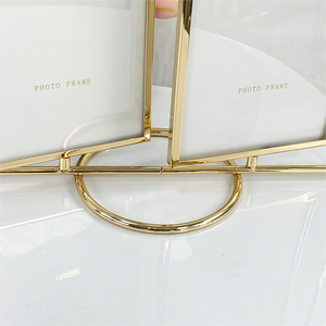 Bán buôn tùy chỉnh thời trang mạ side by side khung ảnh nhà trang trí <span class=keywords><strong>wrought</strong></span> sắt kim loại xoay hình ảnh khung ảnh - Product Image 5