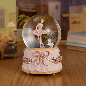 Globe à eau en verre avec base en résine, taille et motif personnalisés, décoration de conte de fées, princesse des contes de fées, globe à neige - Product Image 5