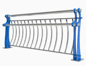 Barandilla de acero inoxidable duradera resistente a la corrosión de color personalizado para puente - Product Image 1