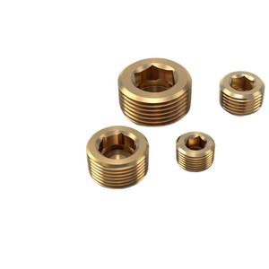 Raccords de tuyauterie en cuivre avec filetage externe, joint hexagonal interne 2 3 4 points pour pièces pneumatiques - Product Image 1