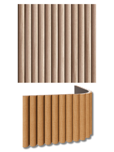 Panneaux muraux intérieurs en bois massif 3D de haute qualité, imperméables, insonorisés, prêts à installer, design minimaliste, design graphique - Product Image 2