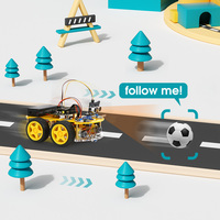 Juguete de programación de codificación DIY hecho en China 4WD WiFi APP Control Stem Aprendizaje educativo Robot inteligente Car Starter Kit Set para Arduino