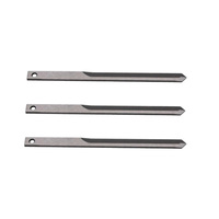 Cuchilla de Corte Automática 801420, 88x5.5x1.5mm, M2 HSS, para Máquina de Corte de Tela Lectra Q25 IX CAD, Repuestos