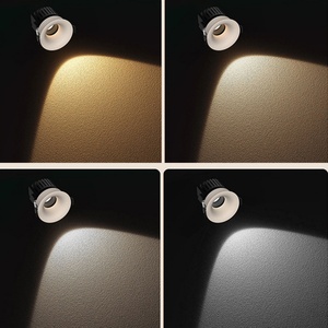Foco LED empotrable sin marco antideslumbrante con pintura de látex a juego con el color, foco inteligente BT Mesh para el hogar, hoteles y restaurantes - Product Image 4