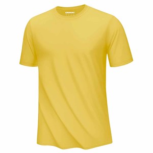 Custom Solid Color Crew-Neck Polyester Breathable <b>Men</b> Summer T-Shirts ZML - Product Image 1