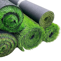 Gazon artificiel synthétique pour terrain de football extérieur, pelouse verte, aménagement paysager, 30 mm, mur de jardin, gazon artificiel, revêtement de sol sportif