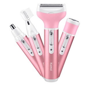 Kemei-Épilateur électrique 4 en 1 pour femme, épilateur pour femme, vente en gros, KEMEI, KM 6637 - Product Image 1