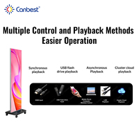 Écran LED pliable HD Canbest Mobile P1.2 P1.5 P1.8 P2.5 83 pouces 2K pour location et événements