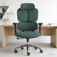 Fauteuil de Bureau de Direction Moderne et Confortable, Réglable, Luxe, Ergonomique, à Dossier Haut, en Maille Noire, Pivotant