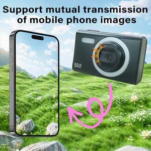 Mini kompakt 1080P dijital kamera çocuk otomatik odaklama CMOS Video kamera yetişkinler ve çocuklar için taşınabilir Vlogging cihazı - Product Image 4