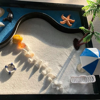 Kit de jardin zen Ocean Beach avec accessoires de jardin zen DIY Mini ensemble de jardin zen pour enfants méditation paisible Vente en gros