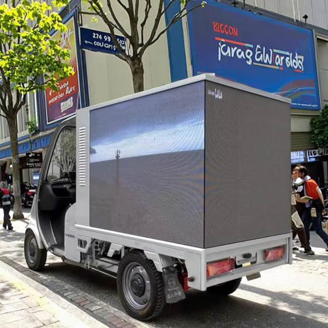 2025 Outdoor Mobile Tricycle  Mobile Advertising Three Wheels Scooter Bike Electric Led Vehicle