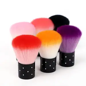 Luma Factory Wholesale Colorful Soft Hair Nail Art Cleaning Tools Nail Dust Brushes