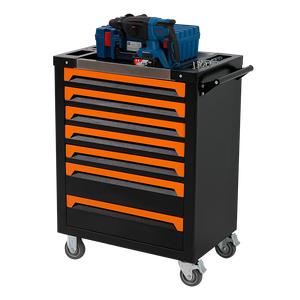 Nhà Máy Chất Lượng Cao Ngực Công Cụ Lưu Trữ Bộ Chuyên Nghiệp 7 Ngăn Kéo Kim Loại Công Cụ Xe Đẩy Nhà Để Xe Tủ Công Cụ - Product Image 2