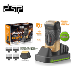 <span class=keywords><strong>Afeitadora</strong></span> <span class=keywords><strong>DSP</strong></span> 3 en 1 con Cabezales Recubiertos de Titanio, 4 Peines Guía y Pantalla LED - Profesional - Product Image 4
