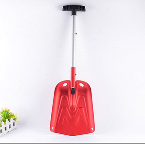 批发优质铝合金宽模型伸缩防滑多功能便携式花园雪铲 - Product Image 3