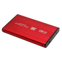 2.5 pollici in alluminio SATA HD HDD custodia custodia per disco rigido esterno USB 2.0 compatibile per PC portatile SSD Desktop