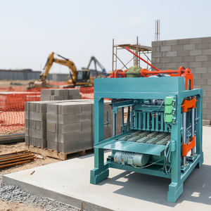 Mesin Pembuat Batu Bata Laris Manis, Mesin Pembuat Batu Bata Skala Kecil, Mesin Pembuat Paving Block untuk Konstruksi - Product Image 1