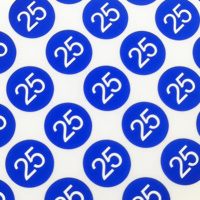 Autocollant numérique personnalisé autocollants en vinyle découpés à l'emporte-pièce 2025/nouveau style autocollant de logo personnalisé pour la promotion