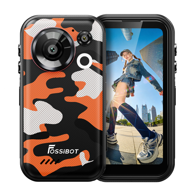 Fossibot F116Pro World First Action Camera5G 36GB+256GB Android16 Waterproof 50MP 3700mAh Dual SIM Unlocked Outdoor Rugged Phone
