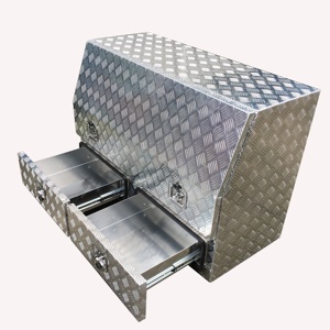 Boîte à outils en aluminium de 1200 mm pour camionnette avec tiroirs, coffre de <span class=keywords><strong>rangement</strong></span> robuste pour extérieur, pour pick-up, Ute, <span class=keywords><strong>remorque</strong></span> - Product Image 5