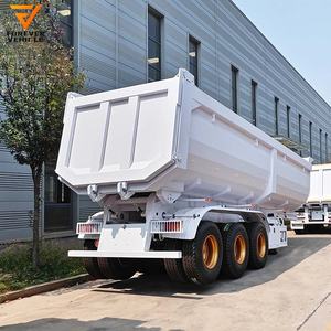 Remolques Volquete de Servicio Pesado de 3 y 4 Ejes, Nuevos y Usados, con Cilindro Hidráulico, para Tractor, con Descarga Lateral y Trasera - Product Image 2