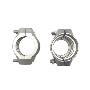 Nieuwe Hoge Druk Veiligheidsklem EN14420-3 Roestvrij Staal Tweedelige Hoepel Lavabuis Klem Gieten Technics Gepolijst Oppervlak - Product Image 3