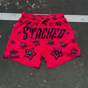 <span class=keywords><strong>Shorts</strong></span> con stampa integrale in Mesh <span class=keywords><strong>Shorts</strong></span> da uomo con logo personalizzato pantaloncini estivi da uomo in poliestere traspirante ad asciugatura rapida - Product Image 4