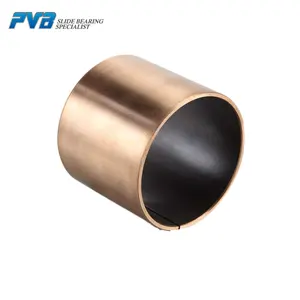 PAP P11 bronze back PTFE boccola autolubrificante, cuscinetto a boccola normale composito TFZ/B, boccola DU in bronzo MU-B