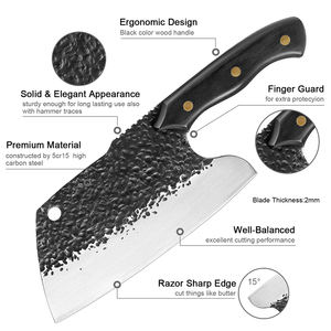 <span class=keywords><strong>Cuchillo</strong></span> de carnicero de 7 pulgadas, <span class=keywords><strong>cuchillo</strong></span> de carnicero forjado hecho a mano, cuchillos de utilidad <span class=keywords><strong>para</strong></span> cocinar caza, herramientas <span class=keywords><strong>para</strong></span> <span class=keywords><strong>filetear</strong></span> <span class=keywords><strong>carne</strong></span> y verduras - Product Image 2