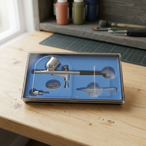 Aérographe HC0203 |   Aérographe portable en aluminium à double action avec déclencheur à bouton-poussoir pour maquillage, nail art et automobile - Vente en gros - Product Image 5