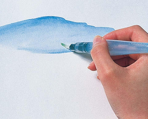Lot <span class=keywords><strong>de</strong></span> 4 pinceaux à eau rechargeables, portables et solubles dans l'eau pour aquarelle, calligraphie et estompage humide - Product Image 3