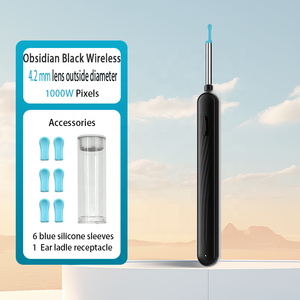 Outil de retrait de cire d'oreille visuel intelligent sans fil Module endoscope de stock Nettoyeur d'oreille Caméra de sécurité Outil de cuillère d'oreille sans fil - Product Image 2