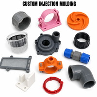 Service de moulage par injection personnalisé P&M, raccords de tuyauterie en plastique OEM, boîtier de pompe, connecteur, pièces en PP, PVC, ABS, nylon